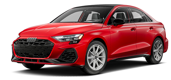 2026 Audi S3 Progressive Red metallic