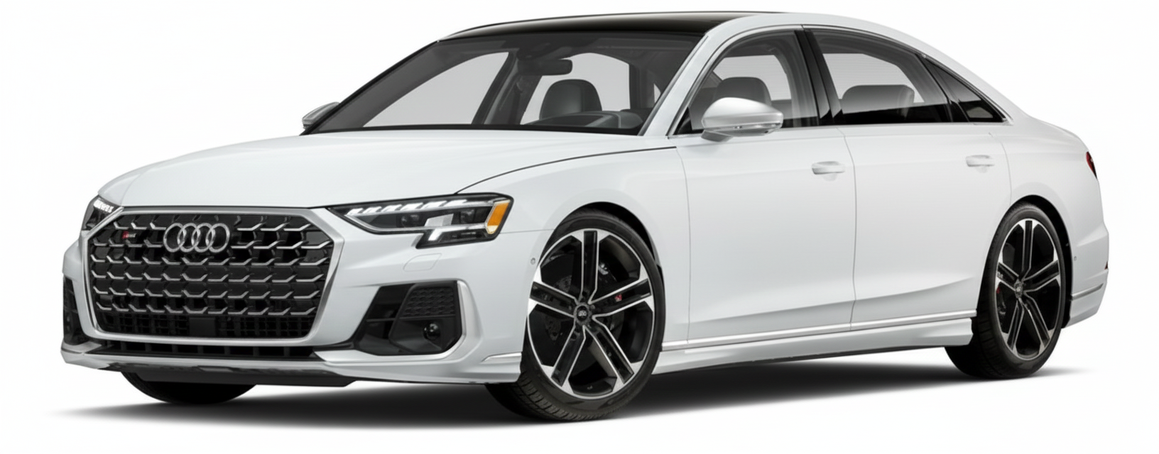 2026 Audi S8 Glacier white metallic