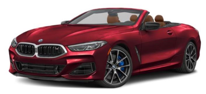 2026 BMW 8-Series Aventurin Red Metallic