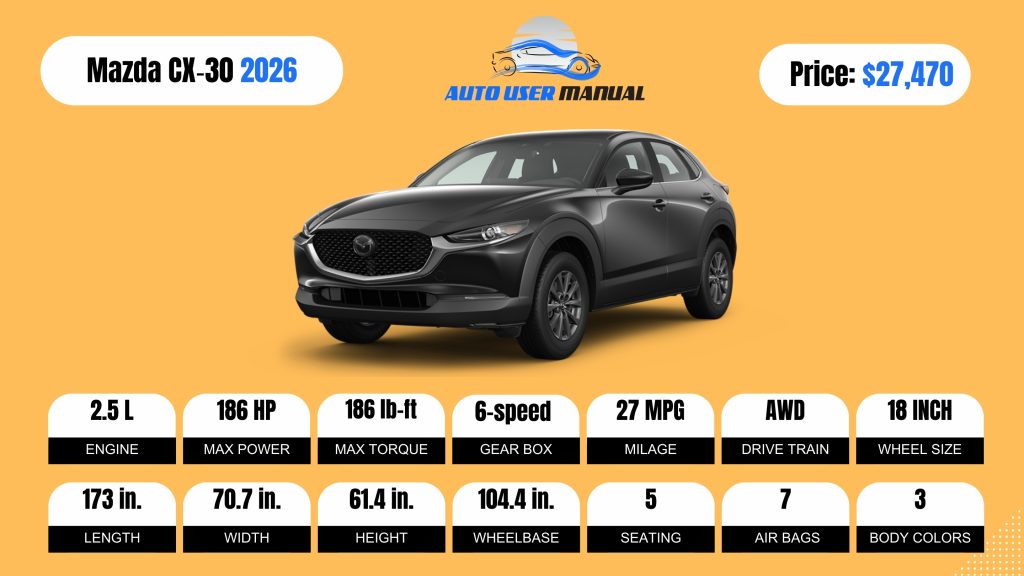 Mazda CX‑30 2026 (Brochure)