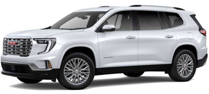 2026 GMC Acadia Glacier White Tricoat