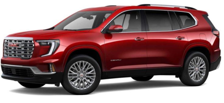2026 GMC Acadia Volcanic Red Tintcoat