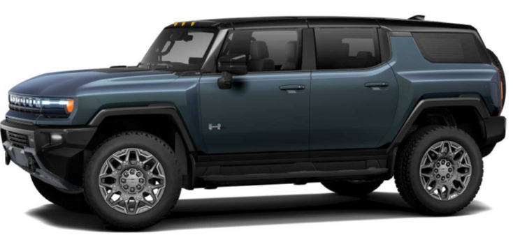 2026 GMC Hummer EV SUV Graphite Blue Metallic