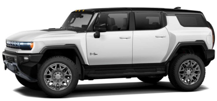 2026 GMC Hummer EV SUV Interstellar White