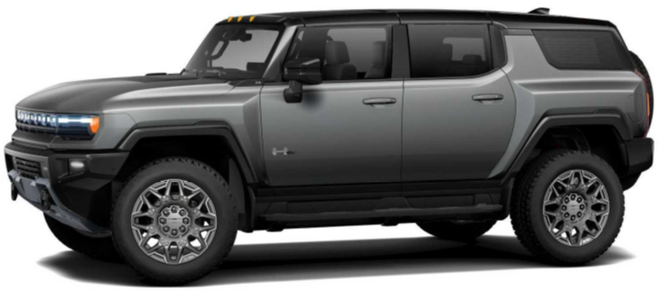 2026 GMC Hummer EV SUV Magnus Gray Matte
