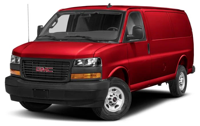 2026 GMC Savana Cardinal Red