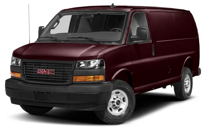 2026 GMC Savana Dark Toreador Red