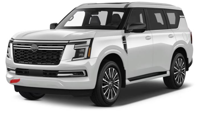 2026 Nissan Armada Everest White Pearl Tricoat