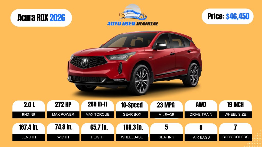 Acura RDX 2026 (Brochure)
