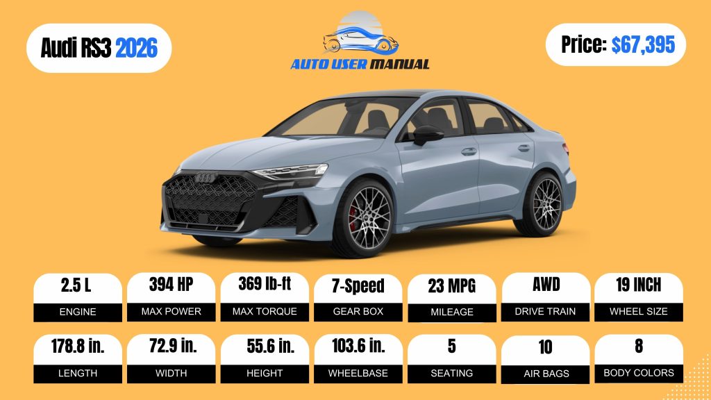 Audi RS3 2026 (Brochure)