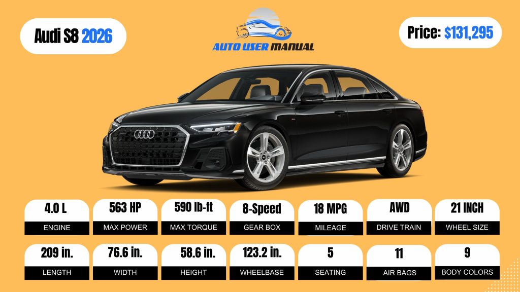Audi S8 2026 Brochure