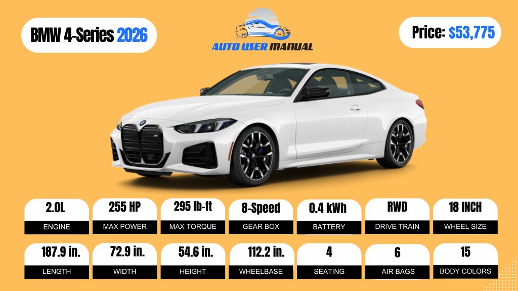BMW 4 Series 2026 Brochure