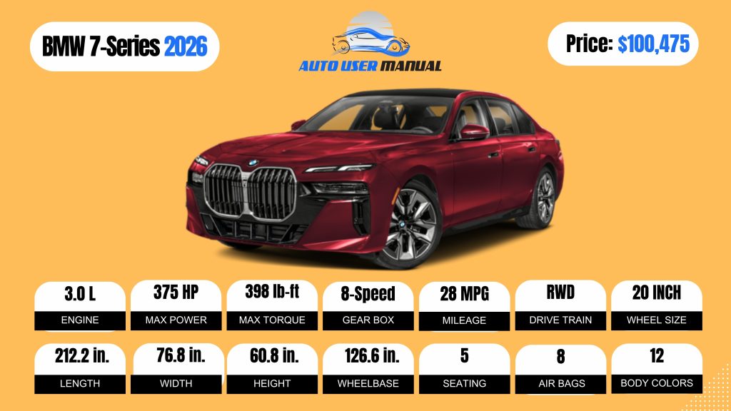 BMW 7 Series 2026 Brochure