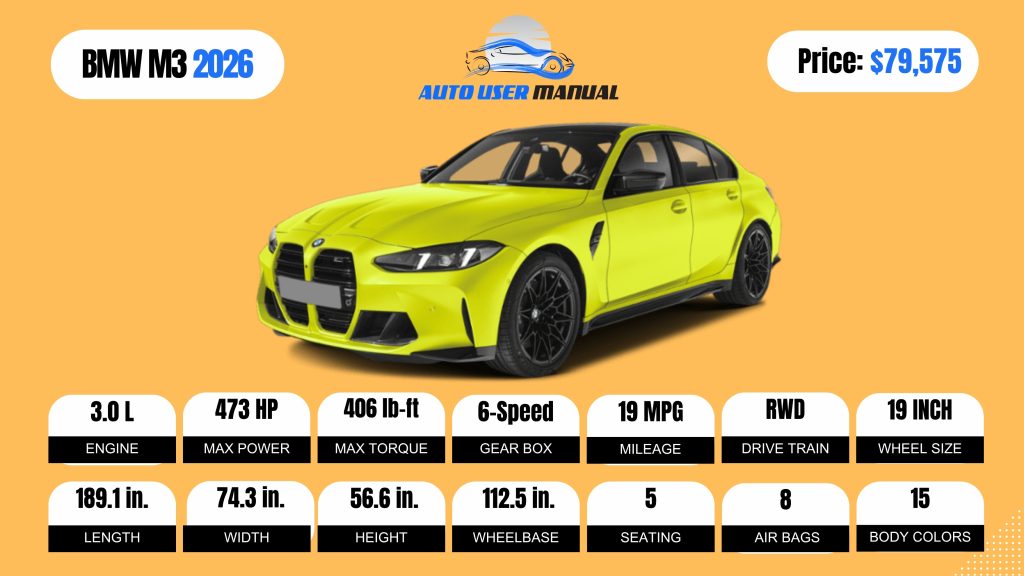 BMW M3 2026 Brochure