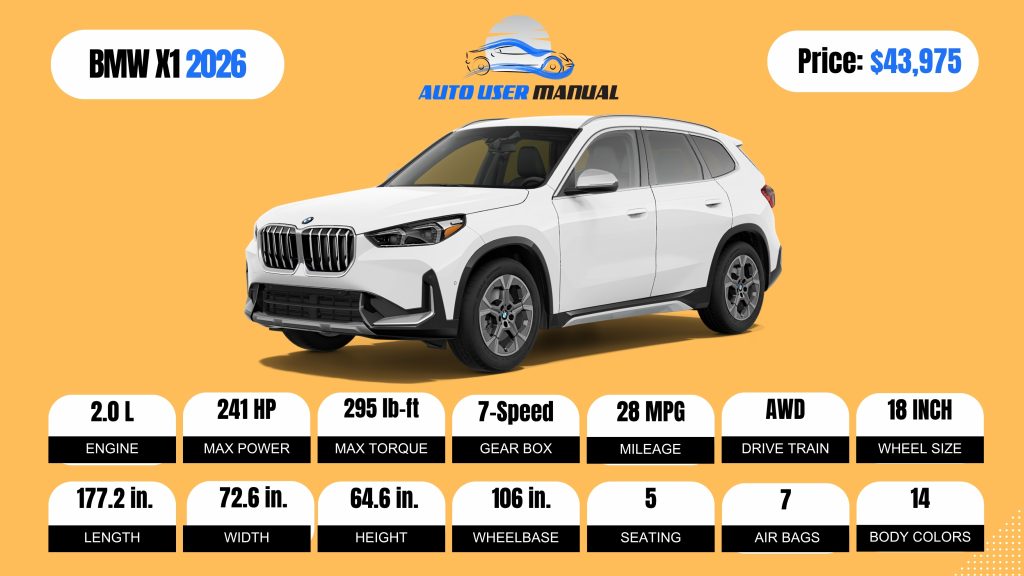 BMW X1 2026 Brochure