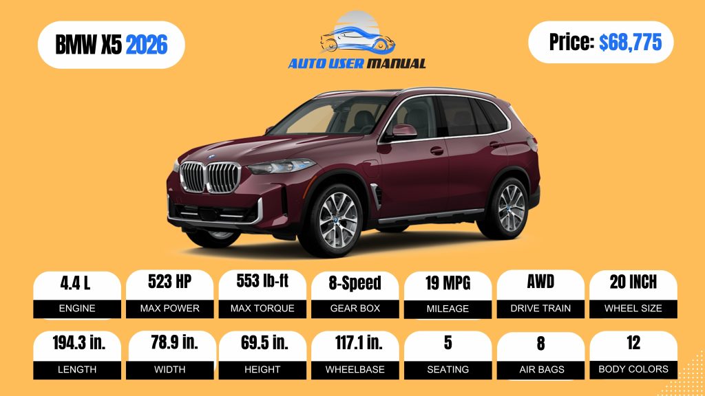 BMW X5 2026 Brochure