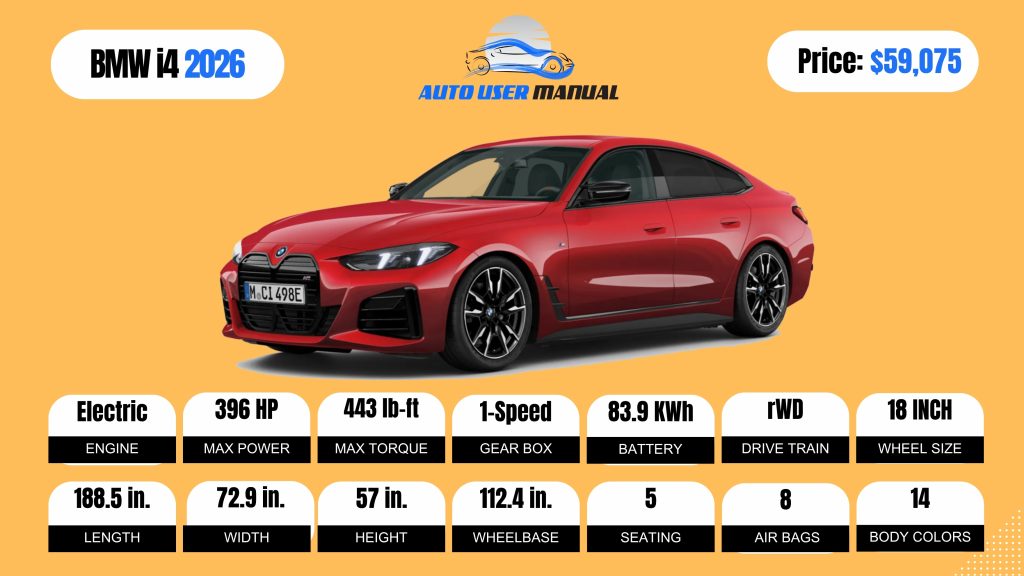 BMW i4 2026 Brochure