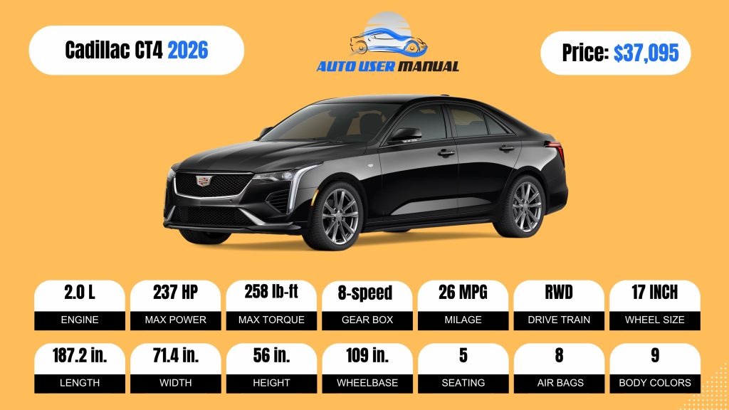 Cadillac CT4 2026 (Brochure)