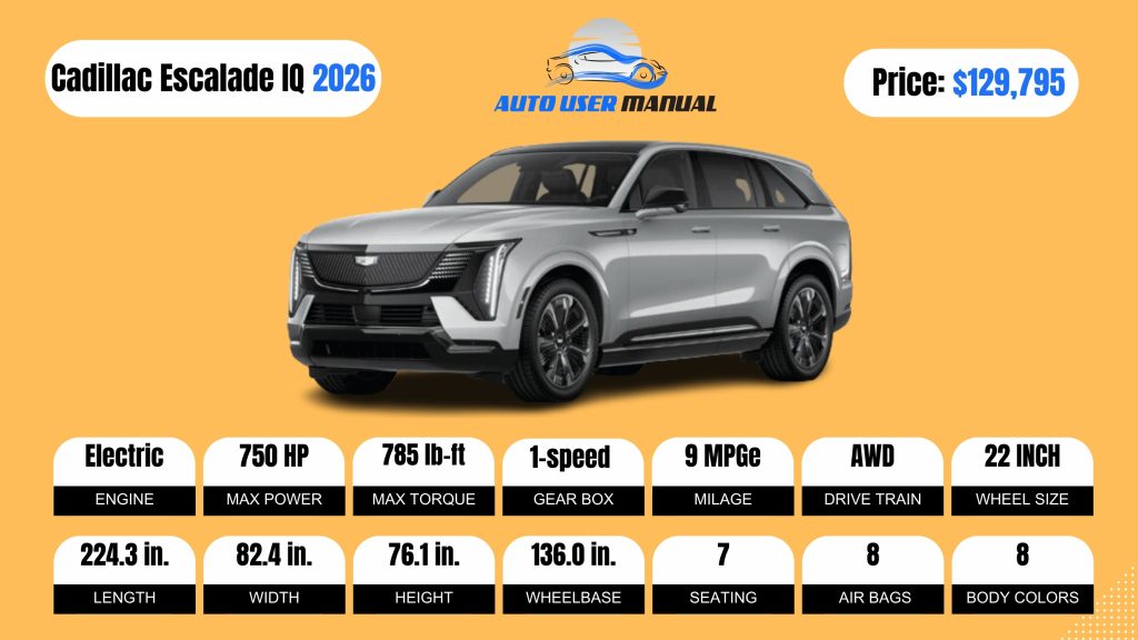 Cadillac Escalade IQ 2026 (Brochure)