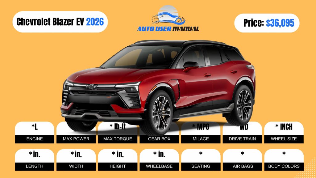 Chevrolet Blazer EV 2026 Brochure