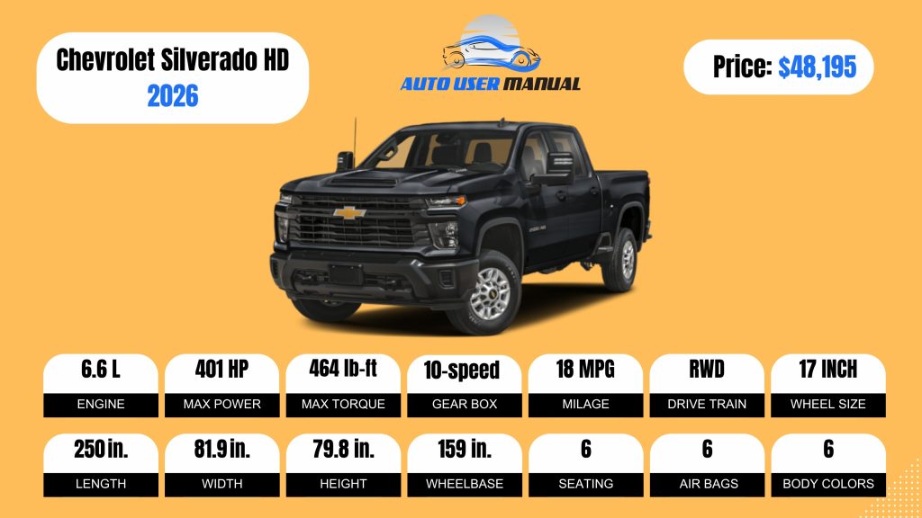 Chevrolet Silverado HD 2026 (Brochure)