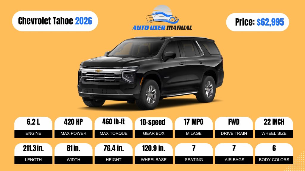 Chevrolet Tahoe 2026 (Brochure)