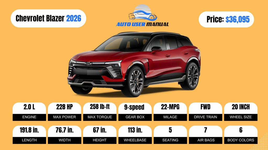 Chevrolet Blazer 2026 (Brochure)
