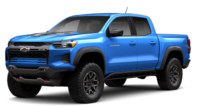 Colour Availability Chevrolet Colorado 2026 (2)