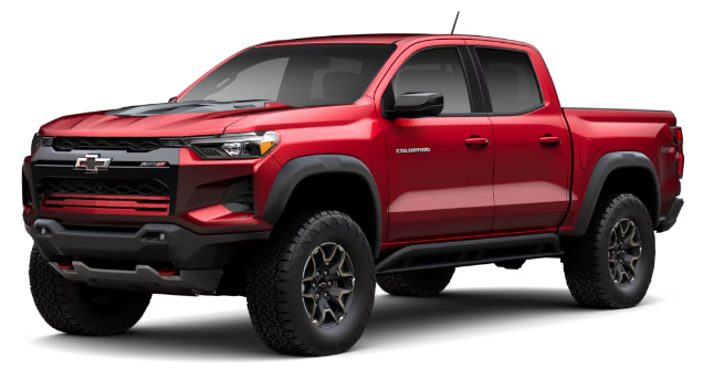 Colour Availability Chevrolet Colorado 2026 (5)