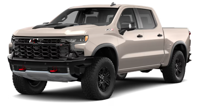 Colour Availability Chevrolet Silverado 1500 2026 (1)