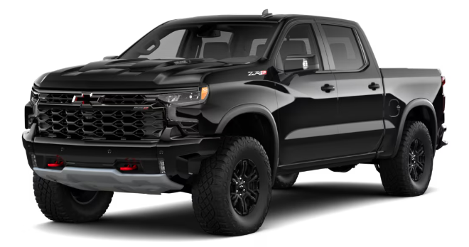 Colour Availability Chevrolet Silverado 1500 2026 (4)