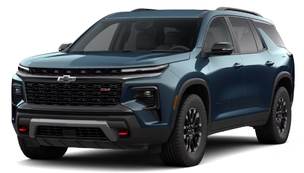 Colour Availability Chevrolet Traverse 2026 (6)