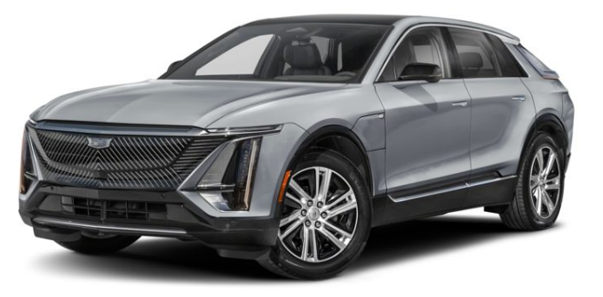 Colour Availability for the Cadillac Lyriq 2026 (1)