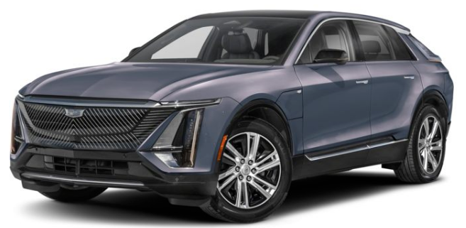 Colour Availability for the Cadillac Lyriq 2026 (2)