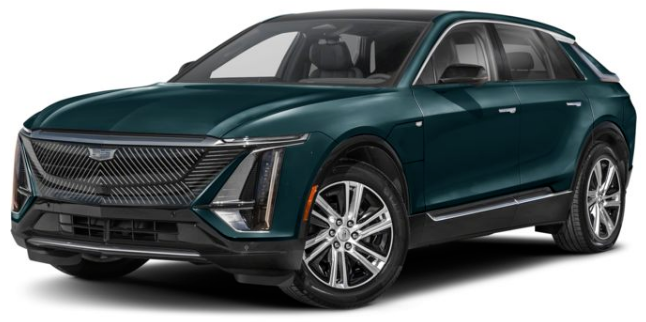 Colour Availability for the Cadillac Lyriq 2026 (3)
