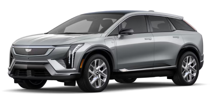 Colour Availability for the  Cadillac Optiq 2026 (10)