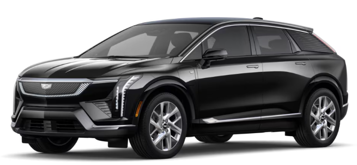 Colour Availability for the  Cadillac Optiq 2026 (3)