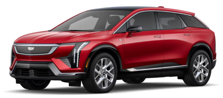 Colour Availability for the  Cadillac Optiq 2026 (8)