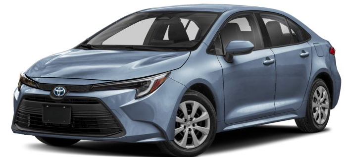 Colour Availability for the Toyota Corolla Hybrid 2026 (2)