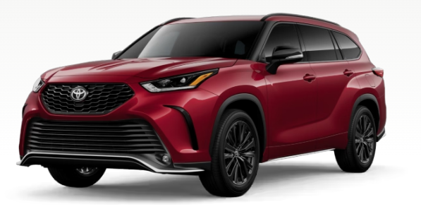 Colour Availability of Toyota Highlander 2026 (1)