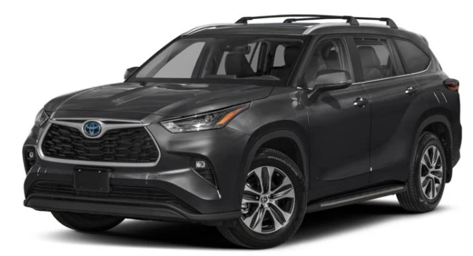 Colour Availability of the Toyota Highlander Hybrid 2026 (3)