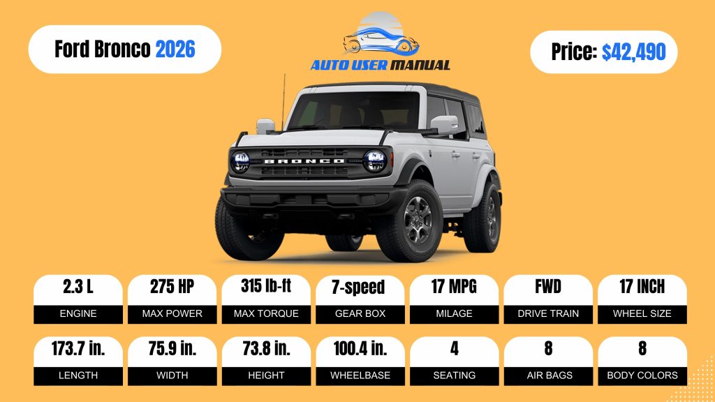 Ford Bronco 2026 (Brochure)