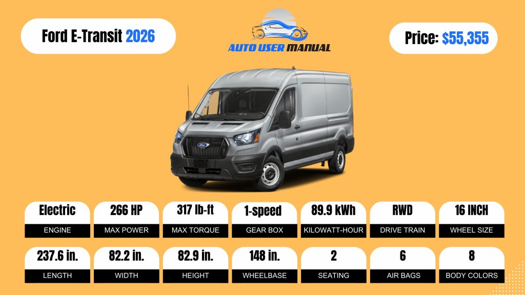Ford E Transit 2026 Brochure