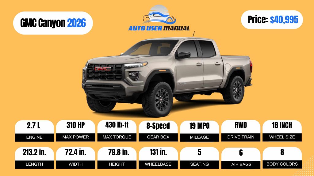 GMC Canyon 2026 Brochure