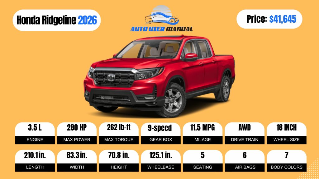 Honda Ridgeline 2026 (Brochure)