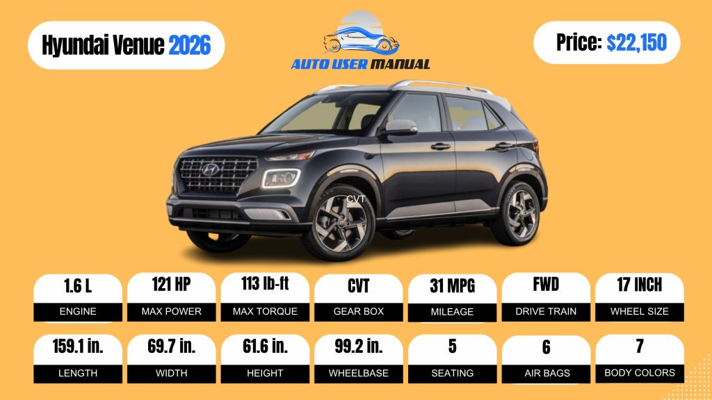 Hyundai Venue 2026 Brochure