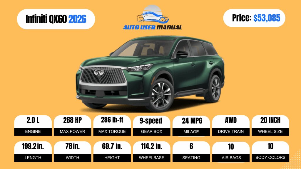 Infiniti QX60 2026(Brochure)