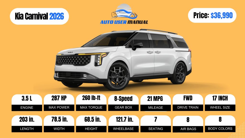 Kia Carnival 2026 Brochure
