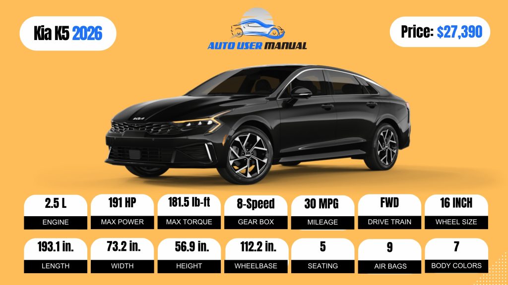 Kia K5 2026 Brochure