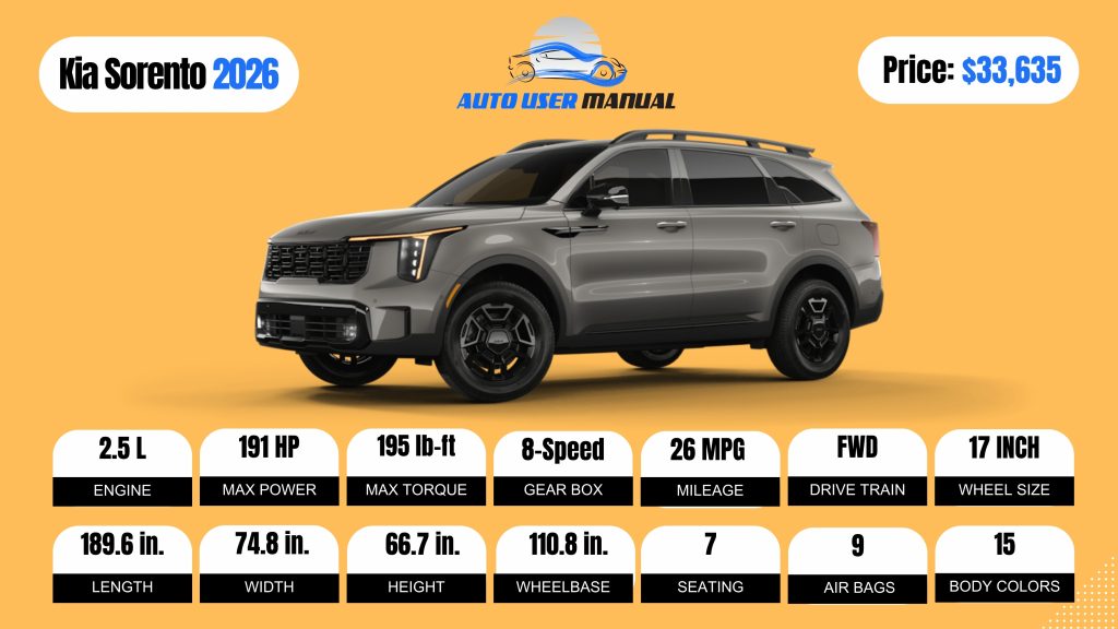 Kia Sorento 2026 (Brochure)